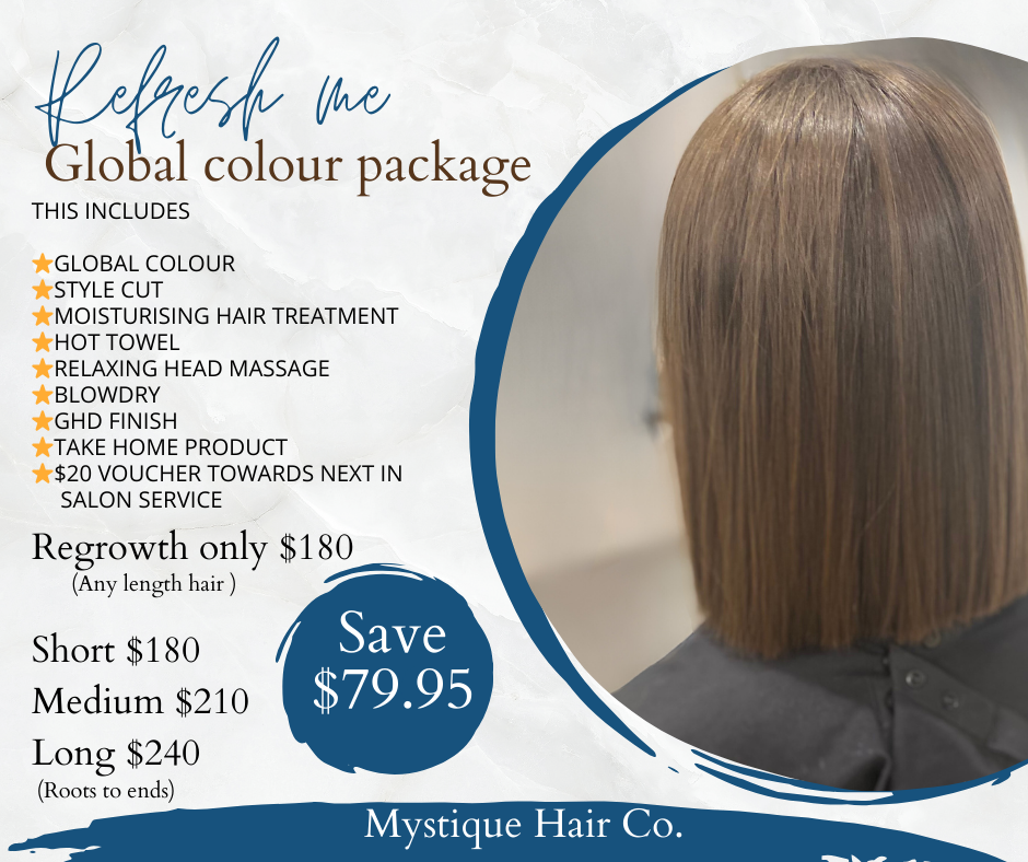 Hair Colour Special Package Pricing