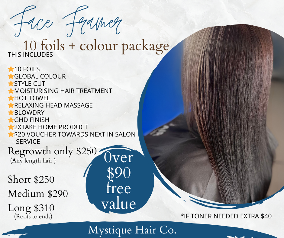 Hair Foils and Colour Special Package Pricing